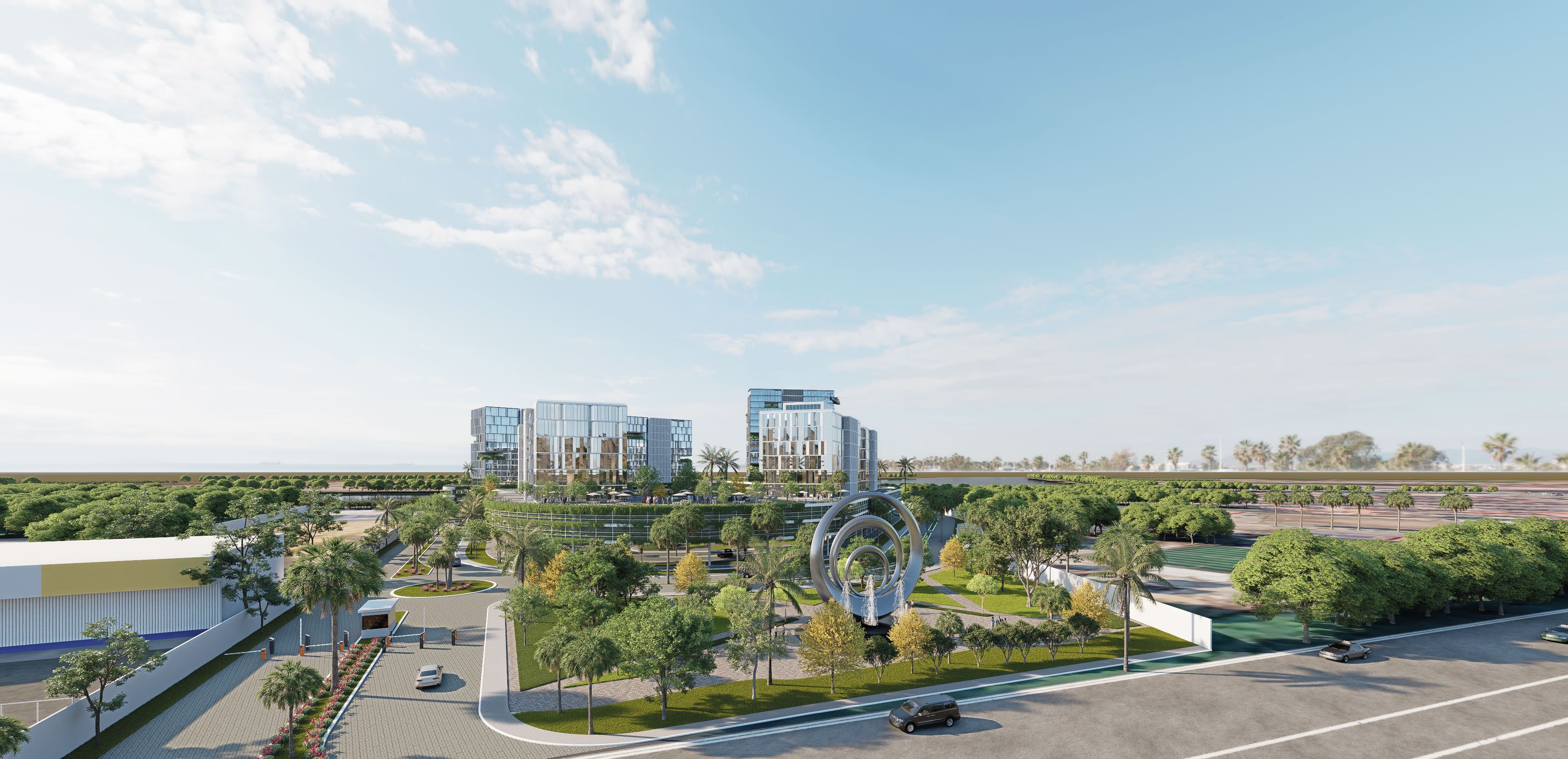 Acceso monumental de AXIS Business HUB